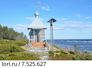 Кольский полуостров, Терский берег Белого моря, тоня Тетрина. Православная часовня (2015 год). Стоковое фото, фотограф Овчинникова Ирина / Фотобанк Лори