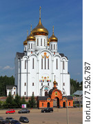 Республика Коми. Сыктывкар. Собор Стефана Пермского (2015 год). Стоковое фото, фотограф Александр Тарасенков / Фотобанк Лори