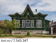 Моршанск. Деревянный жилой дом. Улица Карла Маркса (Никольская), 68 (2014 год). Стоковое фото, фотограф Алексей Шаповалов (Стерх) / Фотобанк Лори