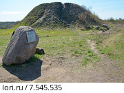 Курган, в котором, согласно легенде, похоронен Вещий Олег (2014 год). Редакционное фото, фотограф Алексей Кокоулин / Фотобанк Лори
