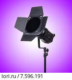 Studio light stand against the gradient. Стоковое фото, фотограф Elnur / Фотобанк Лори