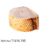 Мясные продукты: Шейка на белом фоне. Стоковое фото, фотограф Литвяк Игорь / Фотобанк Лори