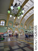 Москва, Интерьер Казанского вокзала (2015 год). Редакционное фото, фотограф Володина Ольга / Фотобанк Лори