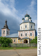 Спасо-Преображенская церковь 1756-1770гг. в селе Рогожа, Тверской области. Музей природы Селигерского края (2014 год). Редакционное фото, фотограф Елена Коромыслова / Фотобанк Лори