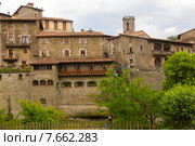 View of old catalan village. Rupit i Pruit. Стоковое фото, фотограф Яков Филимонов / Фотобанк Лори