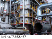 Завод по переработке попутного нефтяного газа. Оборудование. Стоковое фото, фотограф Вероника Павлова / Фотобанк Лори