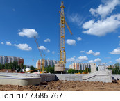 Стройка в Солнцево на улице Главмосстроя. Стоковое фото, фотограф ДЕНЩИКОВ Александр Витальевич / Фотобанк Лори