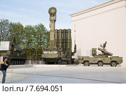 Фрагмент экспозиции на площадке военной техники ПВО  "Авиация и космонавтика" на ВДНХ (2015 год). Редакционное фото, фотограф Алёшина Оксана / Фотобанк Лори