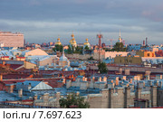 Крыши Санкт-Петербурга (2015 год). Стоковое фото, фотограф Литвяк Игорь / Фотобанк Лори