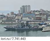 Вид на город Владивосток (2015 год). Редакционное фото, фотограф Корнилова Светлана / Фотобанк Лори