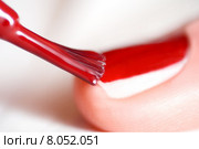 red care cosmetics brush nail. Стоковое фото, фотограф Elmar Tomasi / PantherMedia / Фотобанк Лори