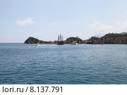 Бухта Клеопатры. Средиземное море. Текирова. Турция (2015 год). Редакционное фото, фотограф Валерий Акулич / Фотобанк Лори