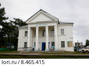 Усть-Цильма, Республика Коми, здание Дома культуры (2015 год). Стоковое фото, фотограф Елена Боброва / Фотобанк Лори