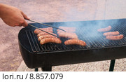 Cooking on barbecue. Стоковое фото, фотограф pascal coupry / PantherMedia / Фотобанк Лори