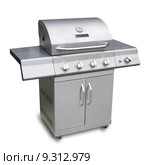 Barbecue gas grill, isolated. Стоковое фото, фотограф Christian  Delbert / PantherMedia / Фотобанк Лори