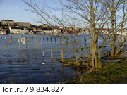 bridge harbor flood boardwalk harbours. Стоковое фото, фотограф Carmen Mair / PantherMedia / Фотобанк Лори