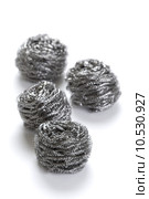stainless steel pan scourers. Стоковое фото, фотограф Lee Avison / PantherMedia / Фотобанк Лори