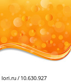 Abstract orange background with light effect. Стоковое фото, фотограф Oleg Tirunov / PantherMedia / Фотобанк Лори