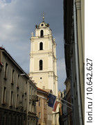church steeple belfry lithuania vilnius. Стоковое фото, фотограф Carmen Mair / PantherMedia / Фотобанк Лори