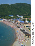 Пейзаж популярного курорта Архипо-Осиповка, панорама (2015 год). Редакционное фото, фотограф Игорь Архипов / Фотобанк Лори