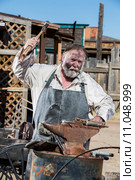 Old West Blacksmith. Стоковое фото, фотограф Scott Griessel / PantherMedia / Фотобанк Лори