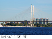 Вантовый мост. Стоковое фото, фотограф Константин Кург / Фотобанк Лори