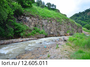 Кабардино-Балкария, река Хасаут, Долина Нарзанов (2015 год). Стоковое фото, фотограф Карданов Олег / Фотобанк Лори