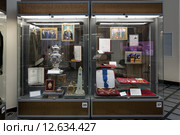 Личные вещи и награды в музее М.Калашникова в Ижевске (2015 год). Редакционное фото, фотограф Михаил Рыбачек / Фотобанк Лори