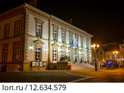 Здание ратуши в Люксембурге, Place Guillaume II (2014 год). Редакционное фото, фотограф Алексей Зарубин / Фотобанк Лори