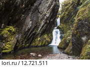 Водопад Эстюба, Телецкое озеро, Алтай. Стоковое фото, фотограф Игорь Бошин / Фотобанк Лори