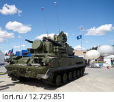 Зенитный пушечно-ракетный комплекс «Тунгуска-М1» (2015 год). Редакционное фото, фотограф Михаил Феоктистов / Фотобанк Лори