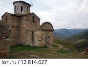 Сентинский храм, 10 век, КЧР. Стоковое фото, фотограф Оглоблин Андрей Николаевич / Фотобанк Лори