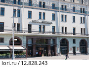 Moscow, Russia - 09.21.2015. The five-star hotel Metropole on Street Teatralny proezd. Редакционное фото, фотограф Володина Ольга / Фотобанк Лори
