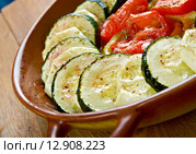 Fırında Kabak Dizme.Turkish cuisine. Стоковое фото, фотограф Александр Fanfo / Фотобанк Лори