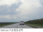 Россия, трасса А260 в районе Калач-на-Дону, направление в сторону Миллерово (2015 год). Редакционное фото, фотограф Дмитрий Неумоин / Фотобанк Лори