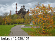 Чугуноплавильный завод в Сатке (2015 год). Стоковое фото, фотограф Сергей Костарев / Фотобанк Лори