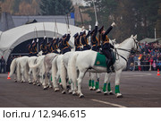 Interpolitex-2015. Конная полиция. Редакционное фото, фотограф Julia Shepeleva / Фотобанк Лори