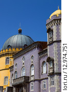 Detail of Pena palace, in the village of Sintra, Lisbon, Portugal. Стоковое фото, фотограф Rui Vale de Sousa / PantherMedia / Фотобанк Лори