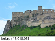 The ruins of Spis Castle (or (Spissky hrad). Slovakia. Стоковое фото, фотограф Юрий Брыкайло / Фотобанк Лори