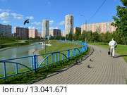 Дюссельдорфский парк. Москва (2015 год). Стоковое фото, фотограф lana1501 / Фотобанк Лори