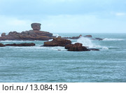 Tregastel coast view (Brittany, France) Стоковое фото, фотограф Юрий Брыкайло / Фотобанк Лори