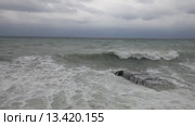 Морской пейзаж, волны. Стоковое видео, видеограф Яна Королёва / Фотобанк Лори