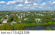 Панорама Вологды (2015 год). Стоковое видео, видеограф Михаил Коханчиков / Фотобанк Лори