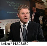 X Национальной премии «Директор года» и V Всероссийском форуме по корпоративному управлению. Победитель в номинации "Председатель Совета директоров" Гарет Пенни ("ОАО ГМК Норильский никель") (2015 год). Редакционное фото, фотограф Александр С. Курбатов / Фотобанк Лори