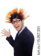 Funny man with mohawk hairstyle. Стоковое фото, фотограф Elnur / Фотобанк Лори