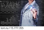 Avarage sales dynamics. Стоковое фото, фотограф Sergey Nivens / Фотобанк Лори