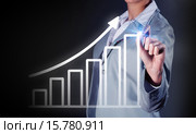 Avarage sales dynamics. Стоковое фото, фотограф Sergey Nivens / Фотобанк Лори