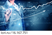 Avarage sales dynamics. Стоковое фото, фотограф Sergey Nivens / Фотобанк Лори