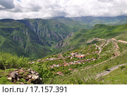 Пейзаж с канатной дороги Татева, Армения (2011 год). Стоковое фото, фотограф Евгений Суворов / Фотобанк Лори