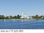 Свято-Екатерининский женский монастырь на берегу Волги в Твери (2015 год). Стоковое фото, фотограф Илюхина Наталья / Фотобанк Лори